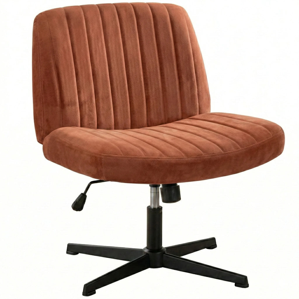 Wide_terracotta_criss_cross_chair_for_sitting_cross_legged_armless_swivel_desk_chair_for_home_office.